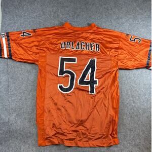 NFL Chicago Bears Brian Urlacher #54 Football Jersey Mens Medium Orange Reebok
